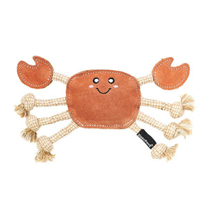 Zippy Paws ecoZippy Suede & Rope Crab