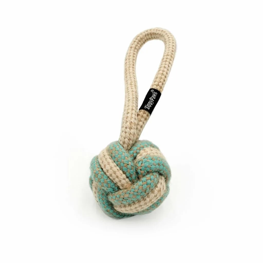 Zippy Paws ecoZippy Cotton & Jute Ball Dog Toy