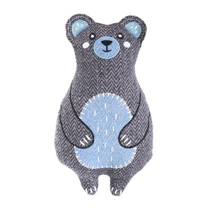 Zippy Paws ecoZippy Cotton Cuddler Bear Dog Toy