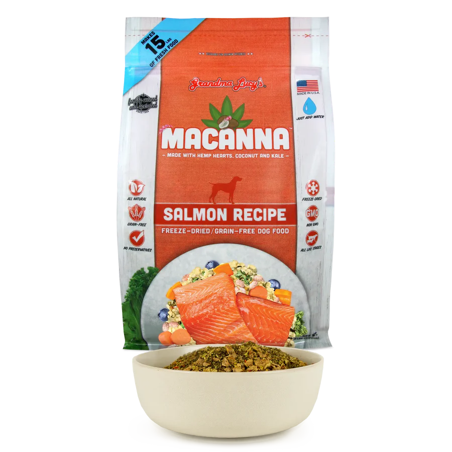 Grandma Lucy's Macanna Dog Freeze Dried Salmon GF 8lbs