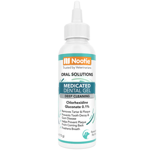 Nootie Medicated Antimicrobial Dental Gel for Dogs 4oz