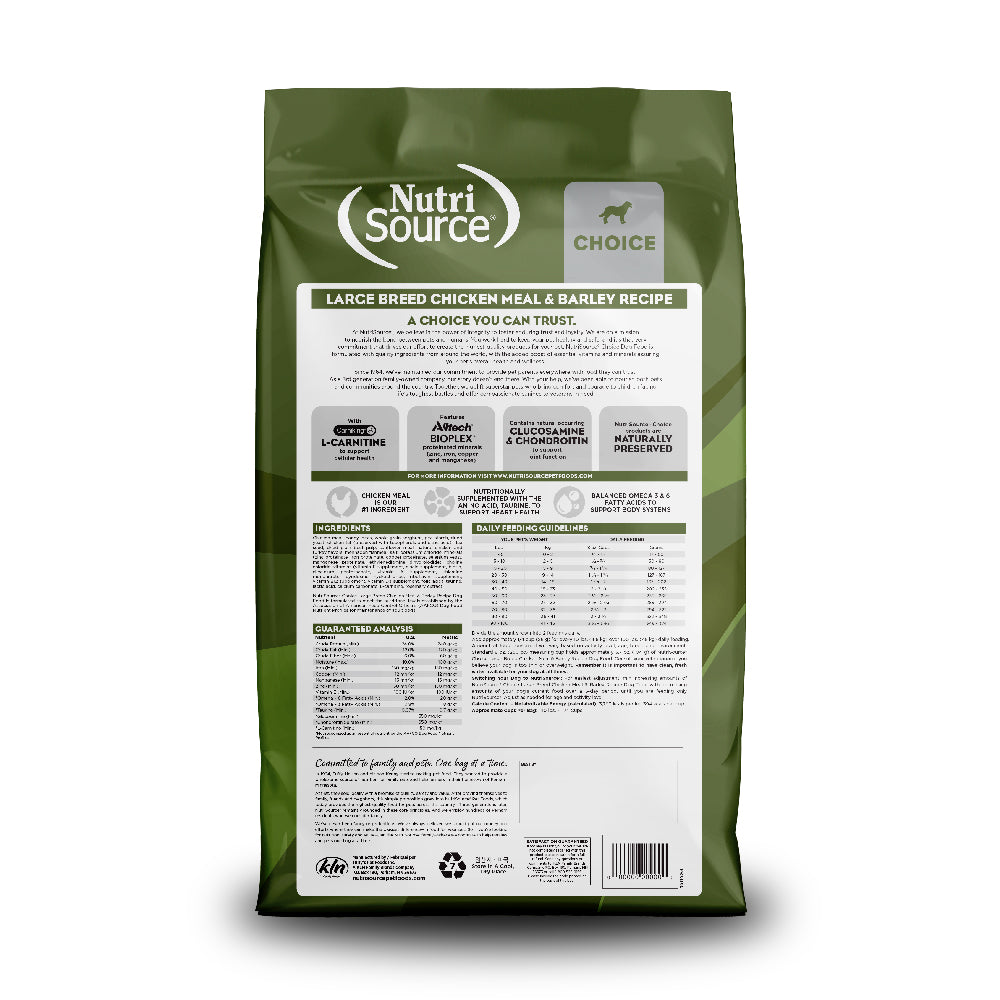 Large Breed Chicken Meal & Barley