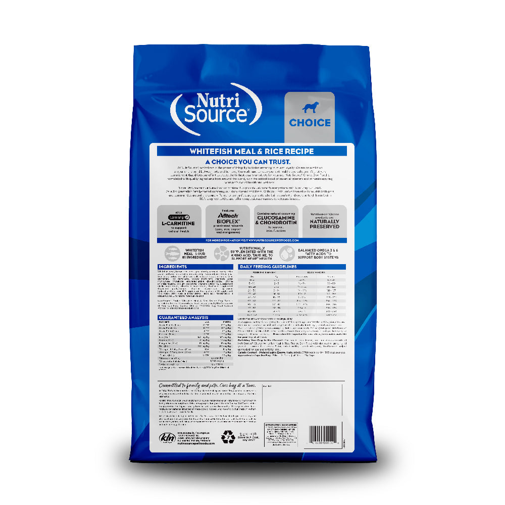 Whitefish Meal & Rice