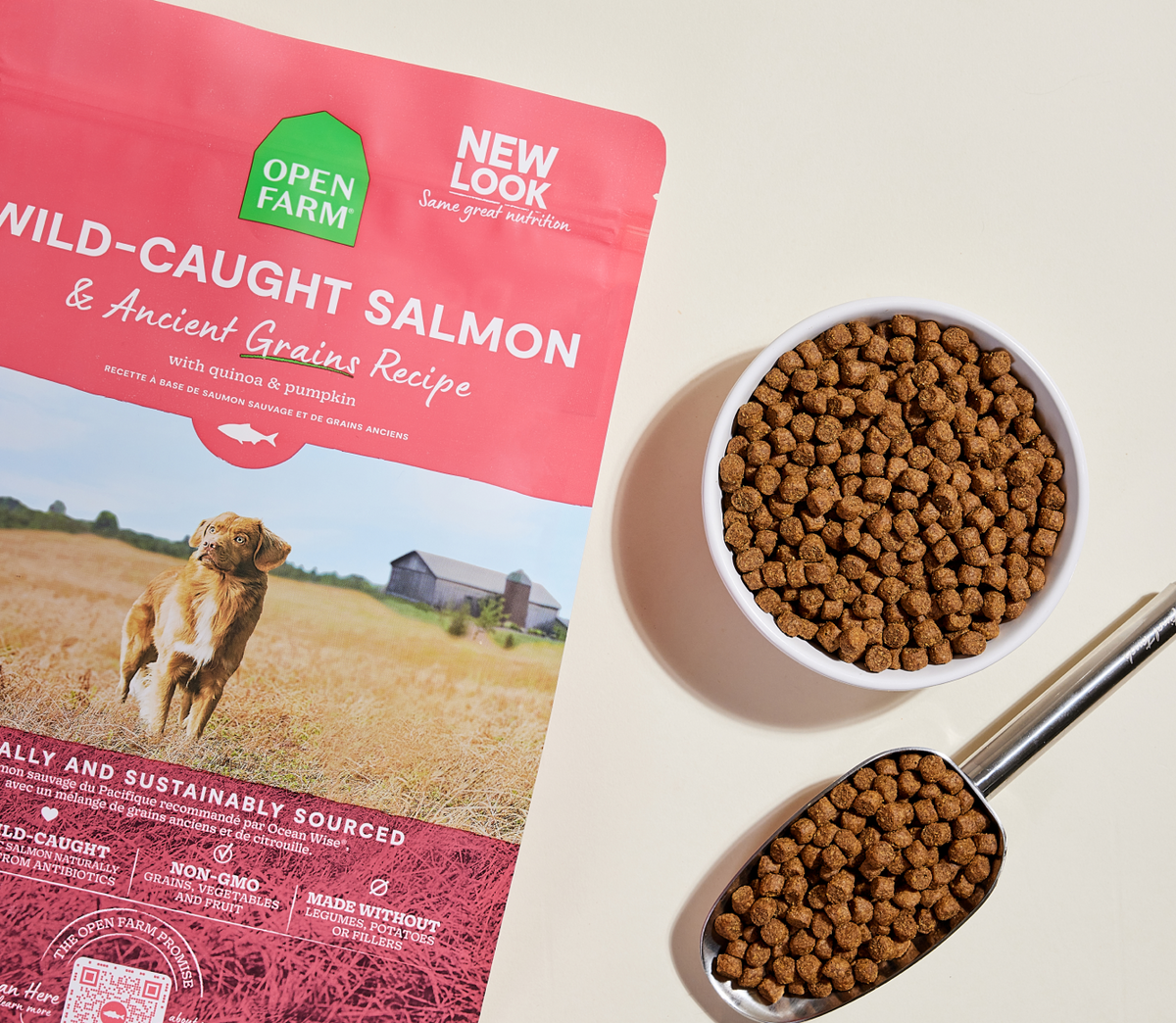 Wild-Caught Salmon & Ancient Grains Dog Kibble – The Good Dog Store