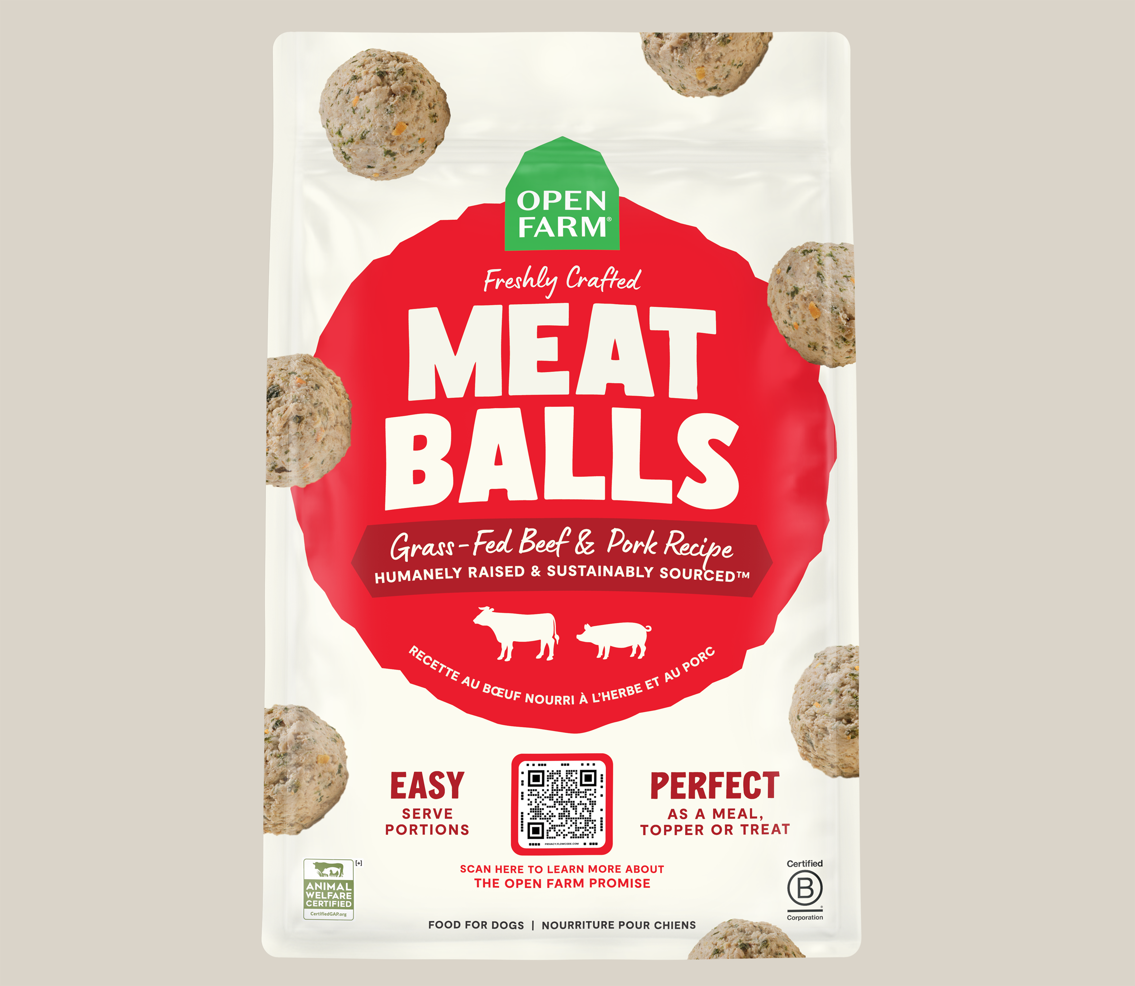 Grass-Fed Beef & Pork Meatballs Gift