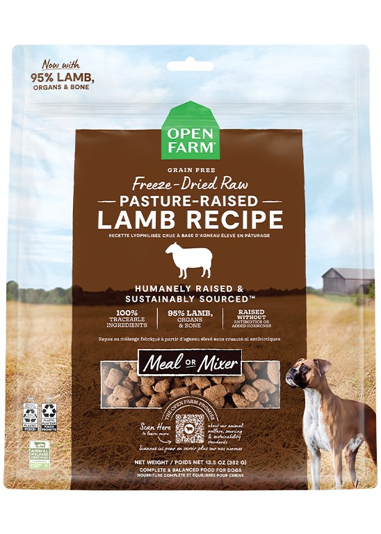 Pasture-Raised Lamb Freeze Dried Raw Morsels for Dogs