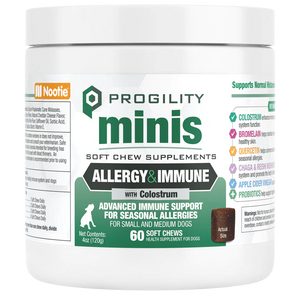 Progility Dog Mini Allergy & Immune Small Breed Soft Chew 60ct 5.5oz
