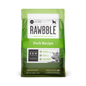 BIXBI Rawbble Dog Kibble GF Pork 24lbs