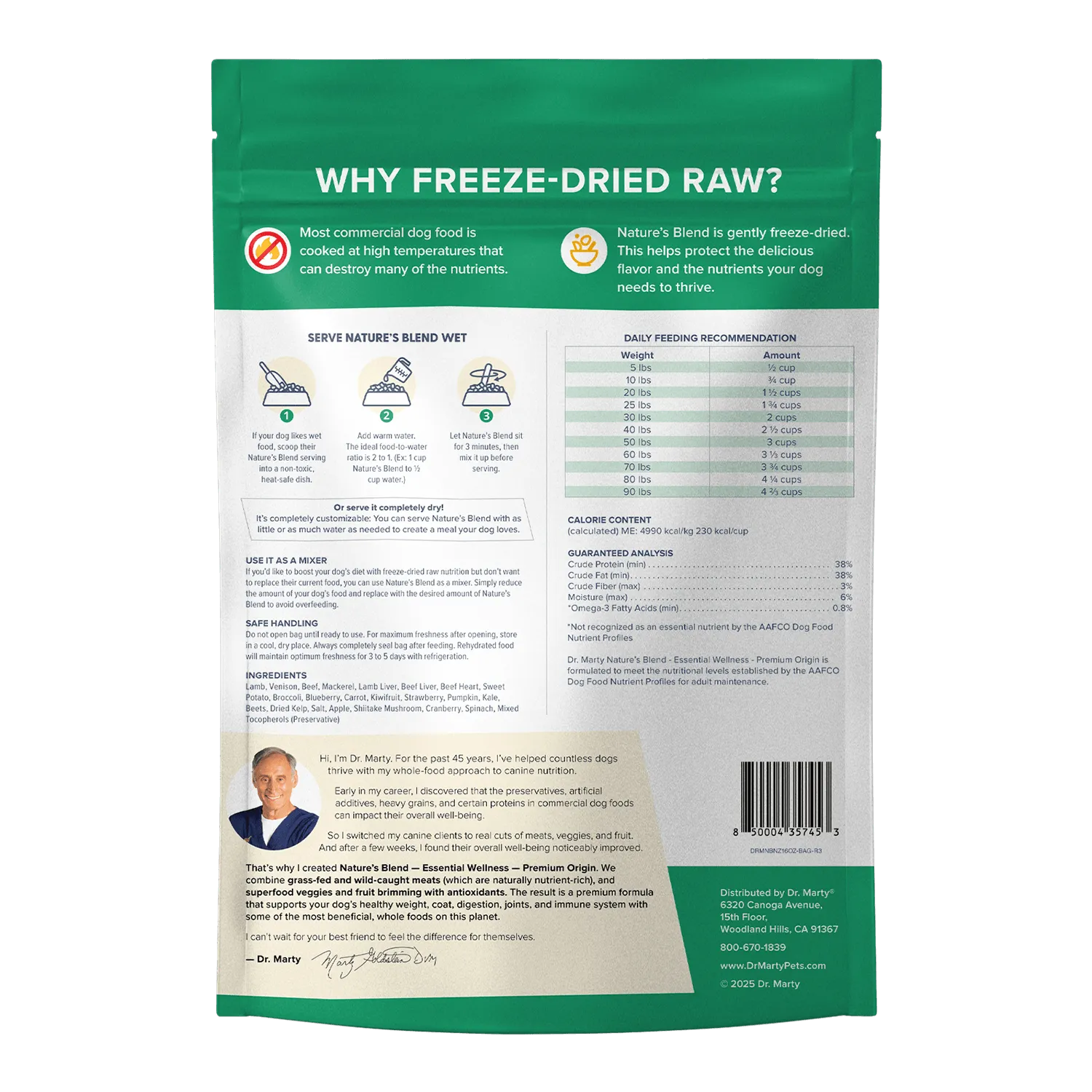 Nature's Blend Essential Wellness Premium Origin (FREEZE)
