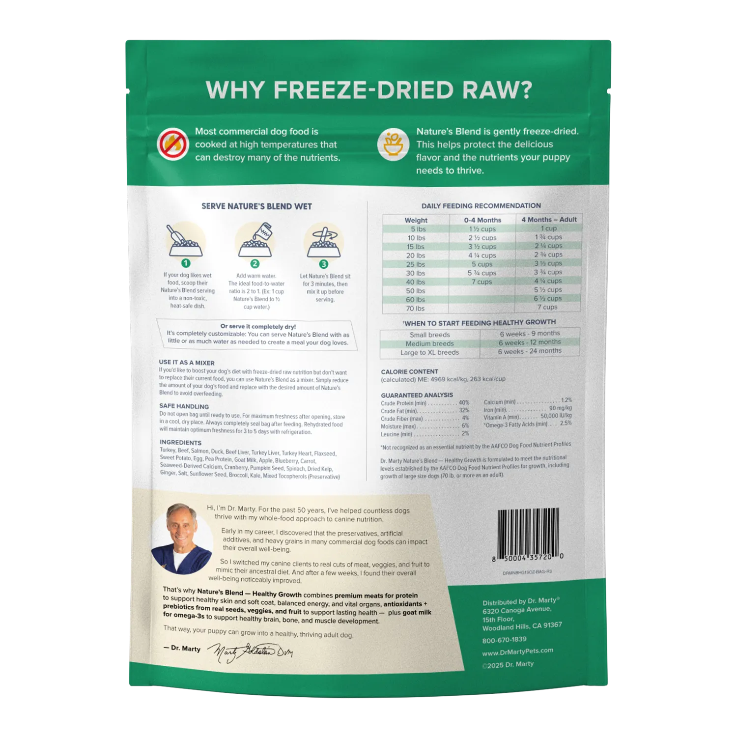 Nature's Blend Healthy Growth (FREEZE)