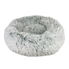 Grey Cuddle Donut Pet Bed