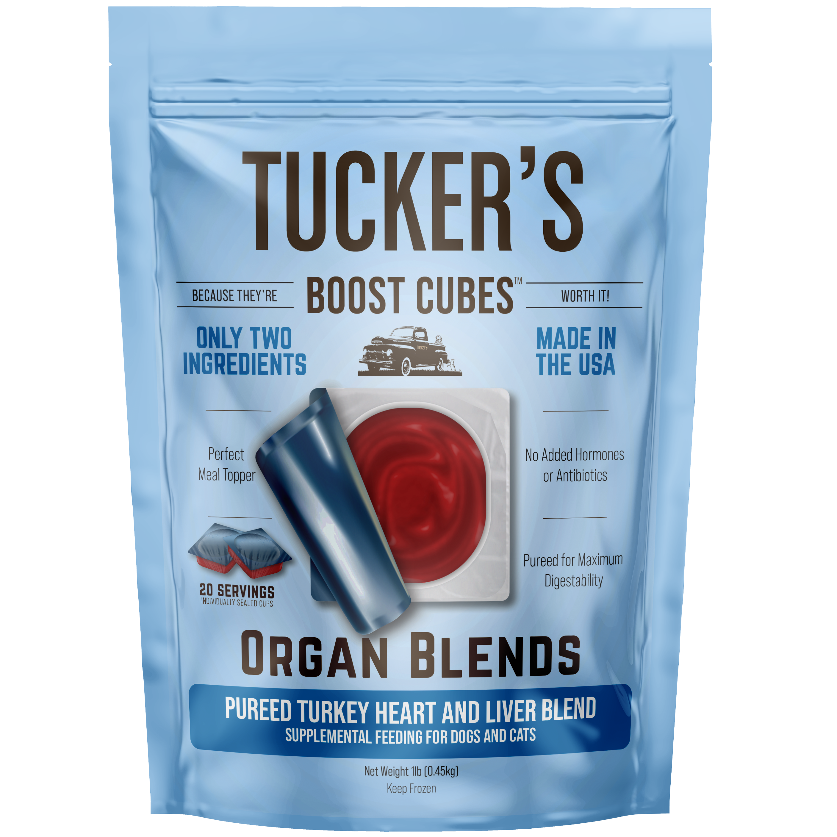 Pureed Turkey Heart and Liver Blend