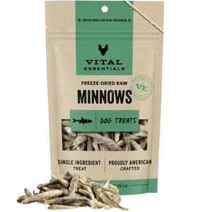 Vital Essentials Dog Freeze Dried Minnows Treats 1oz