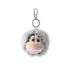 Yeti Plush Head Keychain