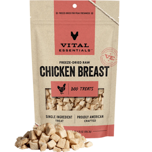 Vital Essentials Dog Freeze Dried Chicken Breast Treats 2.1oz