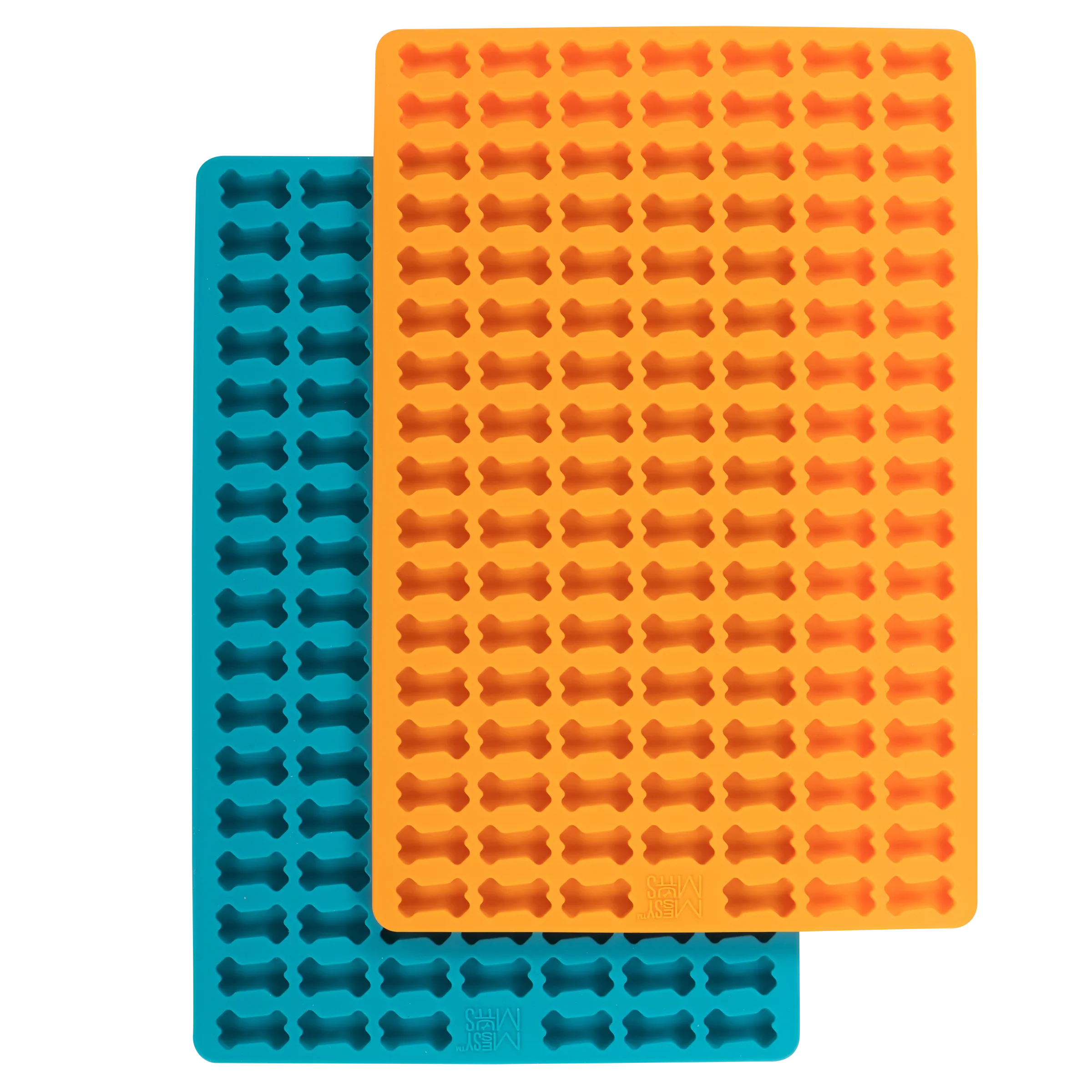 Mini Silicone Bake and Freeze Dog Treat Maker - Pack of 2 (Bone Shape)