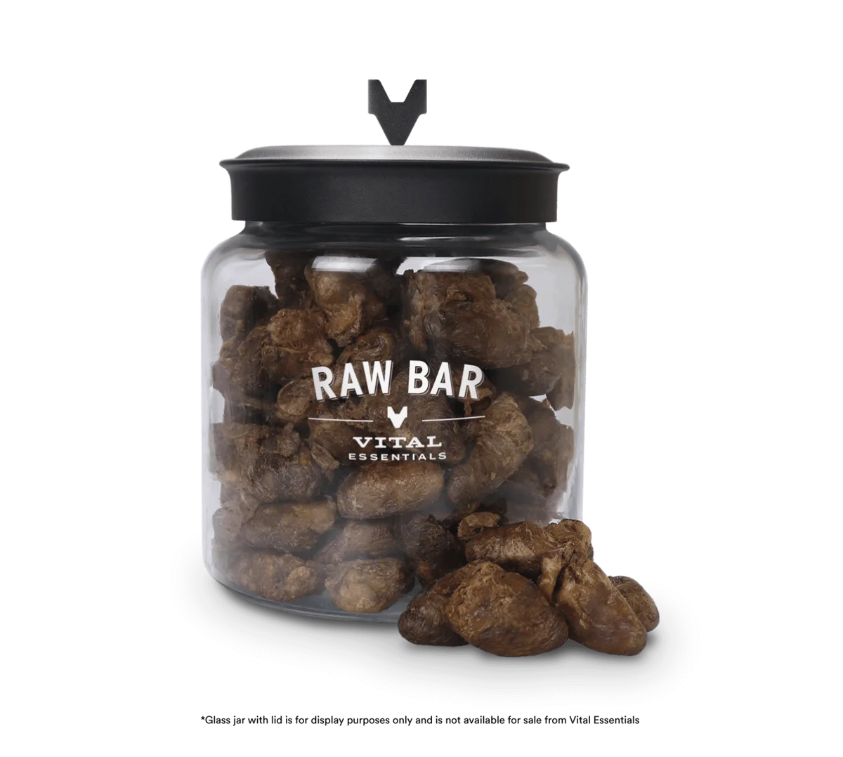 Vital Essentials Dog Raw Bar Freeze-Dried Duck Heart Treats