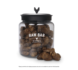 Vital Essentials Dog Raw Bar Freeze-Dried Duck Heart Treats