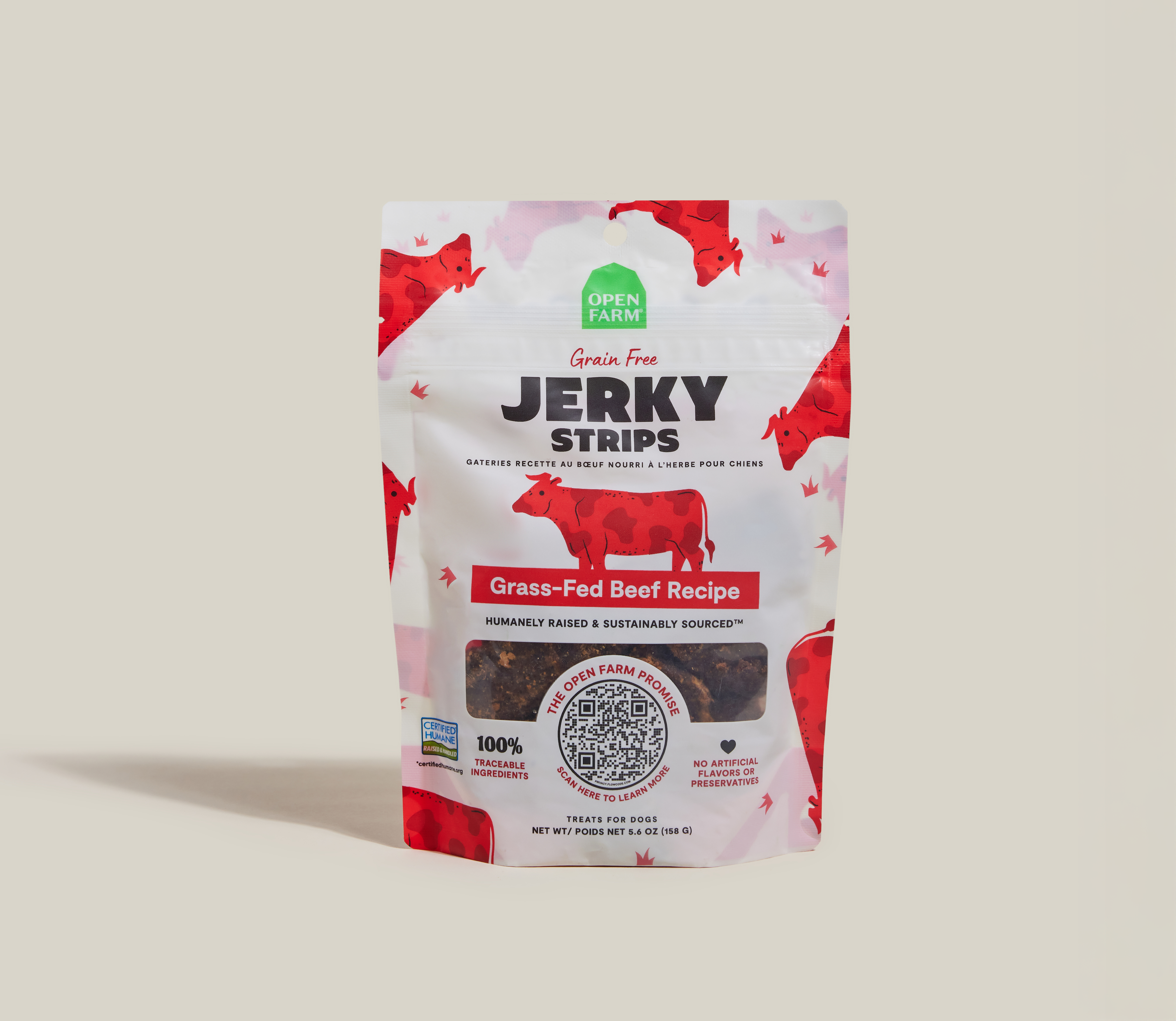 Grain-Free Grass-Fed Beef Jerky Strips