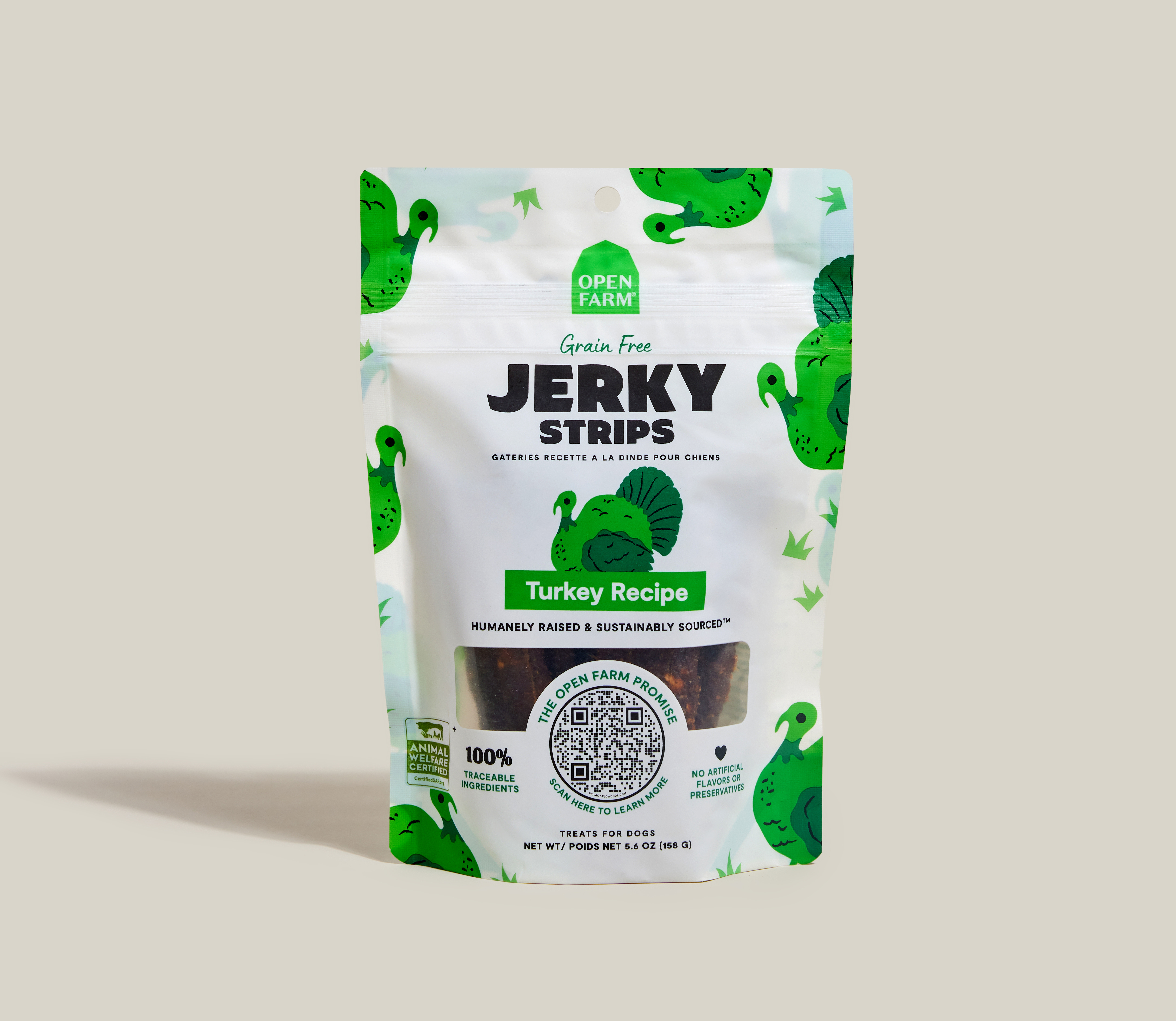 Grain-Free Turkey Jerky Strips