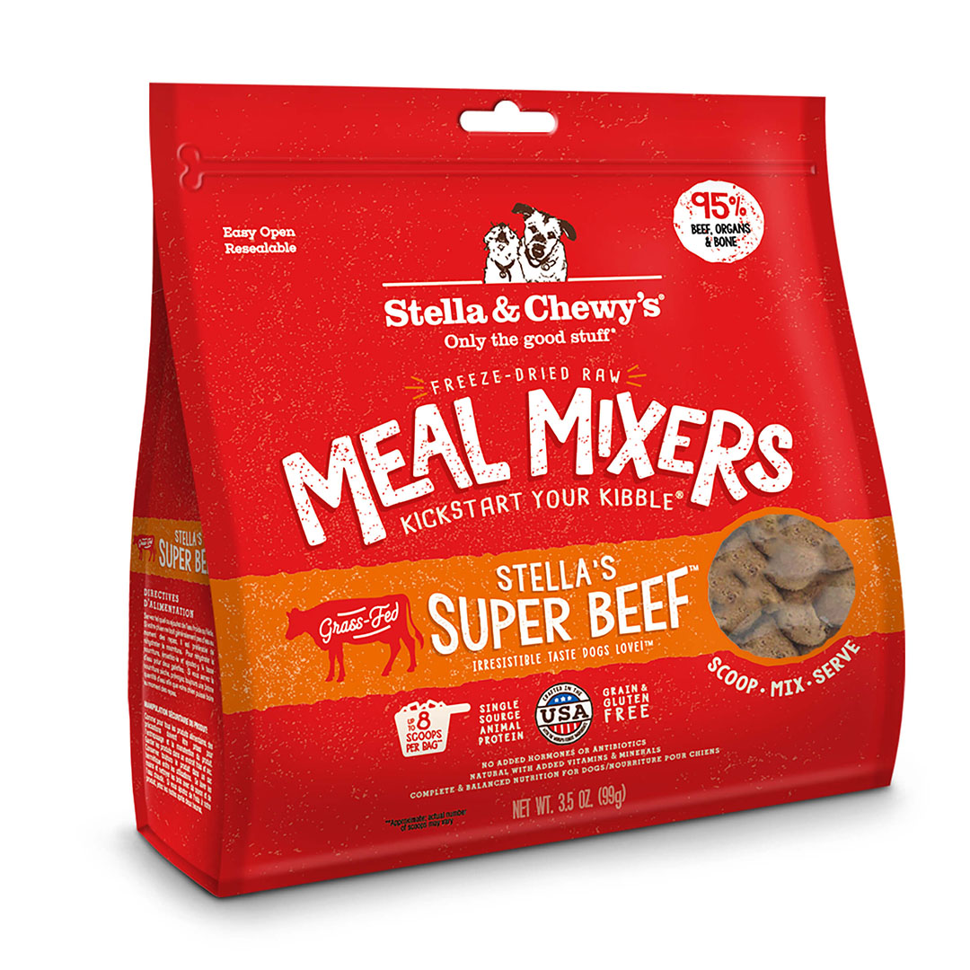 Stella & Chewy's Super Beef Meal Mixers 8 oz freeshipping - The Good Dog Store