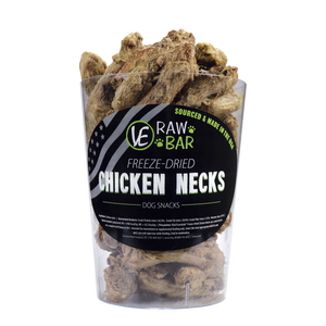 VE RAW BAR Freeze-Dried Chicken Necks freeshipping - The Good Dog Store