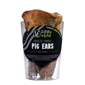 VE RAW BAR Freeze-Dried Pig Ears freeshipping - The Good Dog Store