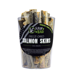 VE RAW BAR Freeze-Dried Salmon Skins freeshipping - The Good Dog Store