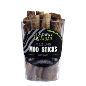 VE RAW BAR Freeze-Dried Moo Sticks freeshipping - The Good Dog Store