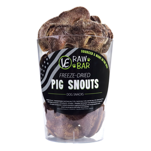 VE RAW BAR Freeze-Dried Pig Snouts freeshipping - The Good Dog Store
