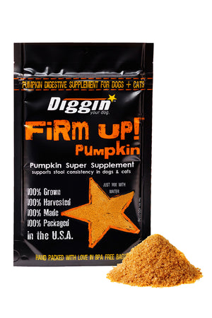 FiRM UP! Dog Original Pumpkin Super Supplement 4oz freeshipping - The Good Dog Store