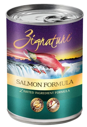 Zignature Grain-Free Salmon Limited Ingredient Formula Canned Dog Food 13oz freeshipping - The Good Dog Store
