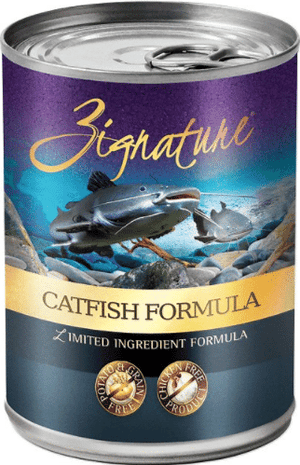 Zignature Grain-Free Catfish Limited Ingredient Formula Canned Dog Food 13oz freeshipping - The Good Dog Store