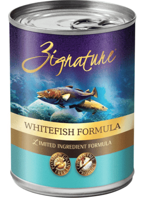 Zignature Grain-Free Whitefish Limited Ingredient Formula Canned Dog Food 13oz freeshipping - The Good Dog Store