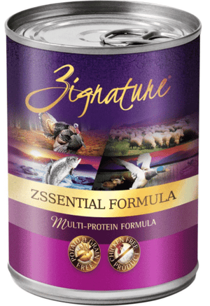 Zignature Grain-Free Zssential Multi-Protein Formula Canned Dog Food 13oz freeshipping - The Good Dog Store