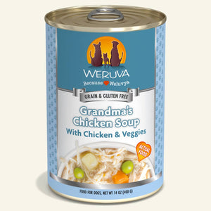 Weruva Grandma's Chicken Soup Canned Dog Food 14oz freeshipping - The Good Dog Store
