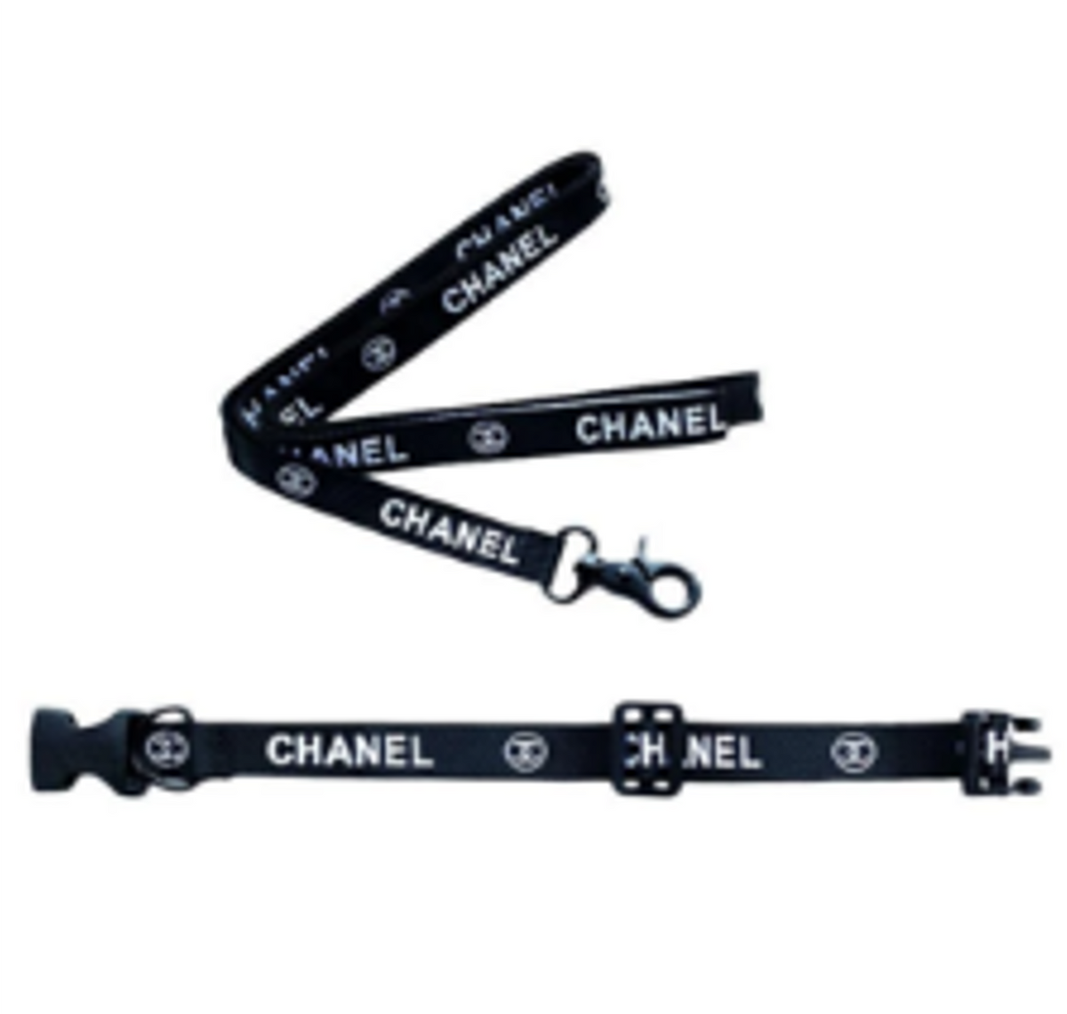 Pup Chanel Collar & Leash Set