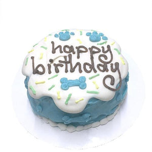 Bubba Rose Blue Sprinkles Happy Birthday Cake freeshipping - The Good Dog Store