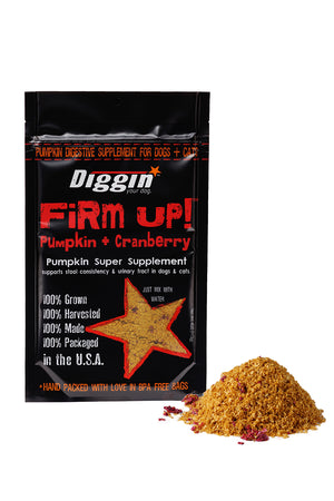 FiRM UP!+ Cranberry Pumpkin Super Supplement 4oz Bag freeshipping - The Good Dog Store