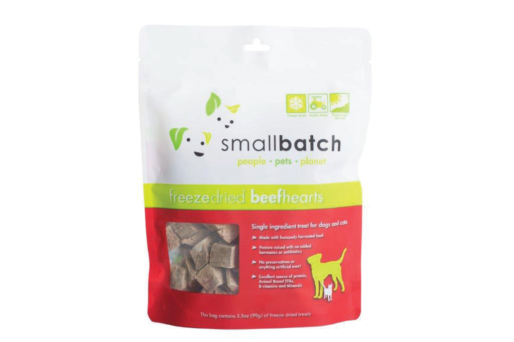 Small Batch Pet Freeze Dried Beef Heart Treat, 3.5 ounce freeshipping - The Good Dog Store
