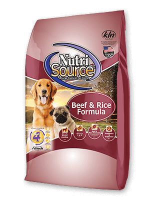 NutriSource Beef & Brown Rice Recipe Dry Dog Food 30lbs freeshipping - The Good Dog Store