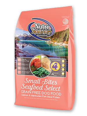 NutriSource Grain Free Small Breed Seafood Select Dry Dog Food 15# freeshipping - The Good Dog Store