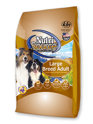 NutriSource Large Breed Adult Lamb and Rice Dry Dog Food 30lb freeshipping - The Good Dog Store