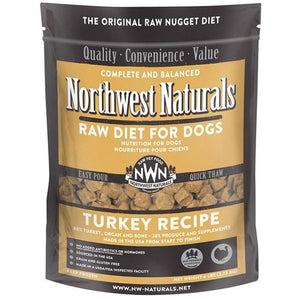 Northwest Naturals Raw Diet Turkey Nuggets Raw Frozen Dog Food 6lb (PICK UP IN STORE ONLY) freeshipping - The Good Dog Store