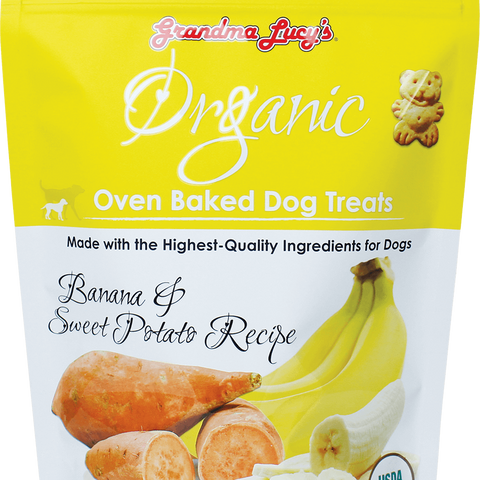 GRANDMA LUCY'S ORGANIC OVEN BAKED BANANA AND SWEET POTATO FLAVOR