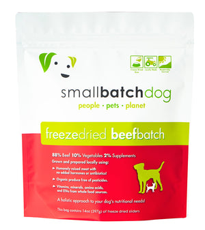 Small Batch Beef Sliders Freeze Dried Dog Food 14 oz freeshipping - The Good Dog Store