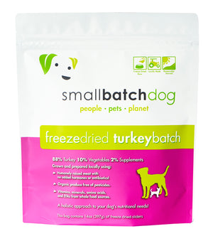 Small Batch Turkey Sliders Freeze Dried Dog Food 14z freeshipping - The Good Dog Store