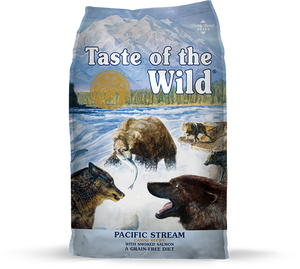 Taste Of The Wild Pacific Stream Canine Recipe with Smoked Salmon 28 lb freeshipping - The Good Dog Store