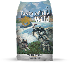 Taste Of The Wild Pacific Stream Puppy Recipe with Smoked Salmon 28 lb freeshipping - The Good Dog Store