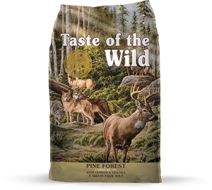 Taste Of The Wild Pine Forest Canine Recipe with Venison & Legumes 28 lb freeshipping - The Good Dog Store